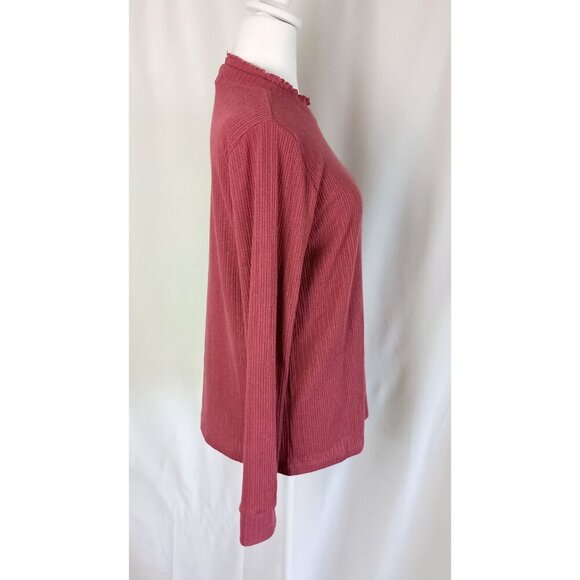 NWT Pink Clover Stitch Fix Rose Pink Soft Long Sleeve Top Sweater Size M - Picture 5 of 10